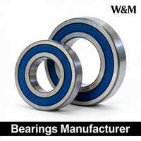 Rodamientos de bolas pequeños de la marca MLZ WM Serie 6010 Rodamientos rígidos de bolas 6010 60102RS 60102RS/C3 60010Z 6010ZZ 6010ZZ/C3
