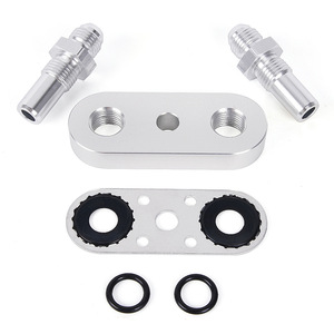 Placa adaptadora del enfriador de transmisión, aleación de aluminio 6AN para actualización de 6L80E 6L90E 8L90E - Product Image 5