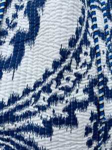 Bolso de Mano Acolchado de Algodón con Estampado de Bloques, Suave y Cómodo para el Uso Diario, Viajes y Compras - Product Image 2