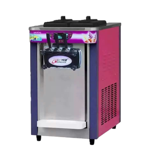เครื่องทำไอศกรีมไฟฟ้าอัตโนมัติเชิงพาณิชย์ สำหรับทำเจลาโต้แบบแข็งและซอฟต์เสิร์ฟ สำหรับใช้ในครัวเรือน ลดราคา เครื่องทำไอศกรีมแบบทำได้ทันที - Product Image 1