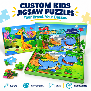 2026 <span class=keywords><strong>Prezzo</strong></span> all'ingrosso Personalizzato Giocattoli Puzzle per Bambini con Animali Mostri da Combattimento, Giochi Puzzle, Animali della Foresta e Marini, Regali per Neonati - Product Image 1