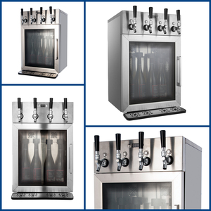 Distributeur de <span class=keywords><strong>vin</strong></span> à commande <span class=keywords><strong>manuelle</strong></span> classique SC-4L Distributeur automatique de <span class=keywords><strong>vin</strong></span> en acier inoxydable à 4 robinets Bars Restaurants 220V Commercial - Product Image 2