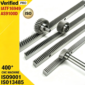 บริการงานกัดเฟือง CNC พร้อมการอบชุบแข็งแบบเหนี่ยวนำ ผู้ผลิตที่ได้รับการรับรองมาตรฐาน IATF16949 ระบบส่งกำลังแบบเคลื่อนที่เชิงเส้น แร็คบาร์สำหรับงานหนัก - Product Image 1