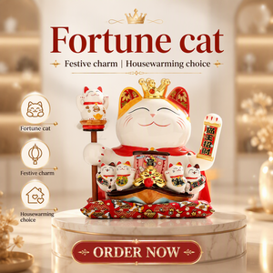 Offre Spéciale chat porte-bonheur agitant un souvenir japonais pour la décoration intérieure nouvel an chinois pour les décorations de café en gros bienvenue - Product Image 3