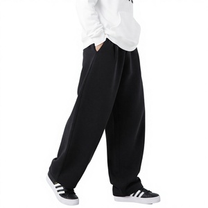 עיצוב תלת מימדי עם קפלים, מכנסיים ישרים לגברים, סתיו, פרופיל משוחרר, מתאים לכל, ספורטיבי, קז'ואל, מותג אופנתי - Product Image 2