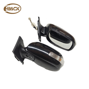 Rétroviseur extérieur noir I-PACK pour <span class=keywords><strong>Toyota</strong></span> <span class=keywords><strong>Yaris</strong></span> Vitz 2010 2011 2012 2013 LHD 5 fils, rétroviseur électrique avec lampe, norme OE - Product Image 5