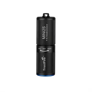 Novo flash de luz led inteligente portátil de bolso Trustfire Mini2S lanterna LED recarregável USB luz de emergência