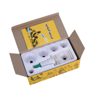 Grosir diskon besar satu cangkir jilbab 6 buah cangkir vakum plastik untuk badan diskon besar Set bekam <span class=keywords><strong>Hijama</strong></span> - Product Image 4