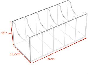 Organizador de cinturón acrílico personalizado al por mayor soporte de almacenamiento de cinturón acrílico transparente duradero moderno exhibidor para <span class=keywords><strong>tienda</strong></span> de armario del hogar - Product Image 2