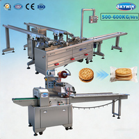Machine à fabriquer des biscuits sandwich Skywin et machine d'emballage en forme de coussin 530S
