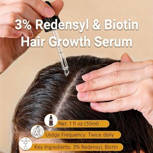 Marca Privada, Nuevo Aceite de Argán con Biotina para el Crecimiento del Cabello, Nutritivo, Anti-Rotura, Fortalecedor, Engrosador, Cuidado del Cuero Cabelludo, Fórmula 2 en 1 - Product Image 2