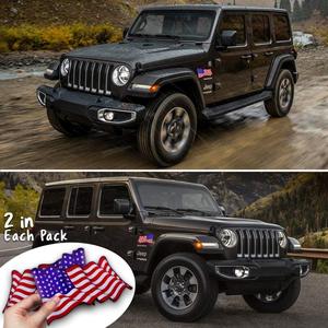 Decoraciones para el Día de la Independencia, Nuevo Letrero Magnético Reflectante con la Bandera Estadounidense para Autos, Tanques de Combustible y Refrigeradores - Product Image 2