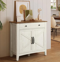 Buffet moderne pour café et cuisine avec tiroir, style campagnard, étagère réglable pour cuisine et salle à manger