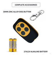YET2144 Télécommande universelle Clone 433mhz RF Télécommande sans fil pour ouvre-porte automatique