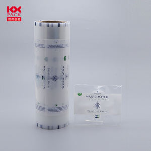 Kundenspezifisch Bedruckte LLDPE-Wasserbeutel-Folienrolle Weiche Härte Lebensmittelverpackung für Wasser und Milch - Product Image 1