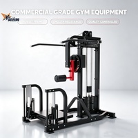 Appareil d'entraînement des hanches à charge libre, réglable, pour fessiers 3D, machine à fessiers multi-positions avec Smith Machine