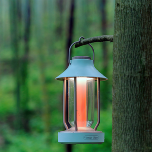 Lanterne de camping LED rétro VINTOGE, gradation progressive rotative, lumière de tente suspendue à 7 couleurs - Product Image 2