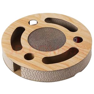 Taotao Le spherical corrugated cardboard <b>cat</b> <b>scratching</b> <b>board</b>, durable and wear-resistant, source factory [Supports nailing] - Product Image 5