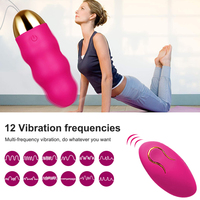 Vibrateur télécommandé pour femmes, 12 vitesses, jouet sexuel pour couples adultes, vibrateur en silicone sans fil, stimulateur clitoridien