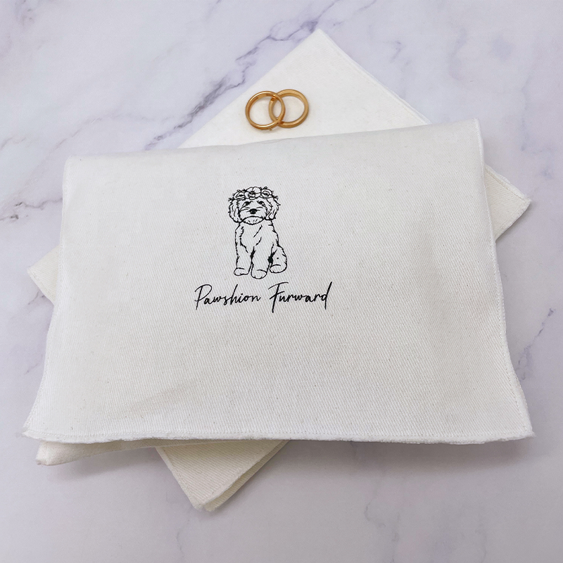 Мода эко многоразовые складной белый хлопок Drawstring нижнее белье путешествия мешок