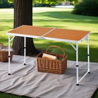 Mini table d'appoint pliante Portable pour manger meubles de patio de jardin extérieur compacts légers pour Camping RV pique-niques plages