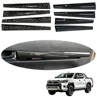Accessoires automobiles, décoration intérieure, autocollant de garniture de porte intérieure pour Toyota Hilux 2015 à 2023