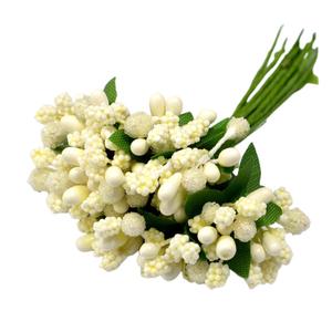 12 Piezas <span class=keywords><strong>de</strong></span> Ramilletes <span class=keywords><strong>de</strong></span> Estambres <span class=keywords><strong>de</strong></span> Flores Artificiales Multicolores para Guirnaldas <span class=keywords><strong>de</strong></span> Corazones, Accesorios para Cajas <span class=keywords><strong>de</strong></span> Dulces <span class=keywords><strong>de</strong></span> Boda - Product Image 4