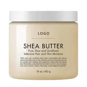 Hot Koop Professionele Huidverzorging 453G Shea Butter Hydraterende Boter Pure