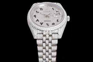 하이 퀄리티 스테인레스 스틸 케이스 기계식 무브먼트 스포츠 남성용 시계 크리스탈 다이얼과 포인터 럭셔리 손목 밴드 세트 - Product Image 3