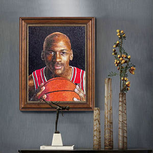 2025 luxe personnalisé mosaïque mur Art verre mosaïque résine Art peintures murales bricolage <span class=keywords><strong>peinture</strong></span> à l'huile moderne mosaïque carreaux pour artisanat - Product Image 5