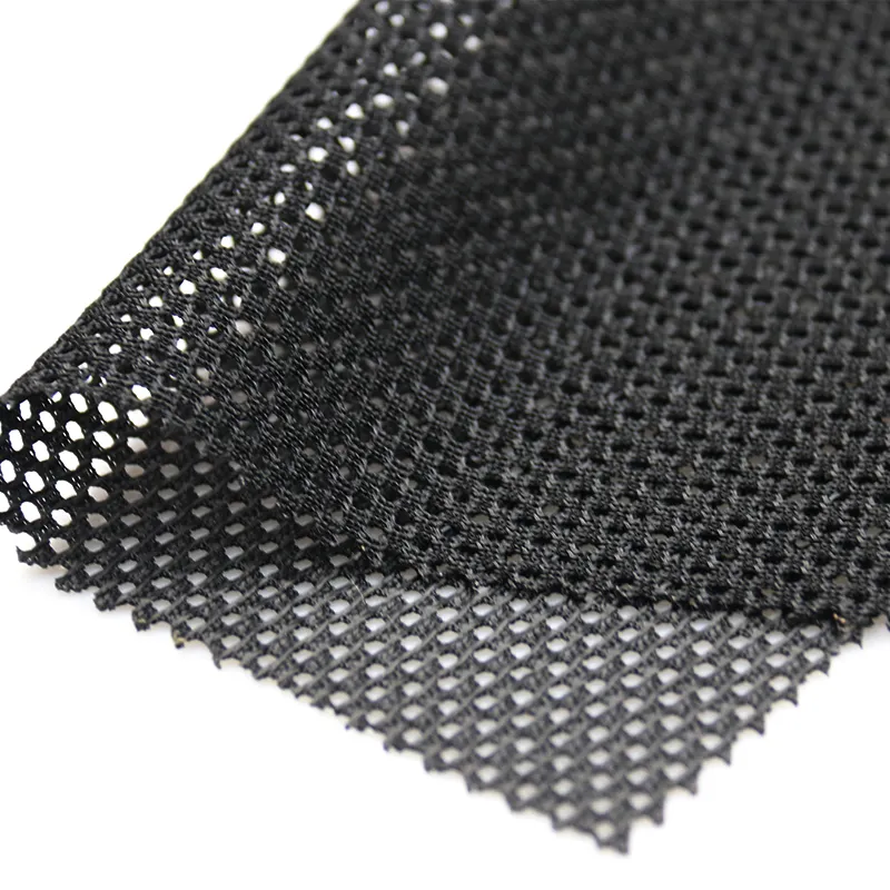 230gsm lưới vải ngụy trang lưới vải tricot vải lưới cho túi màu đen ngoài trời