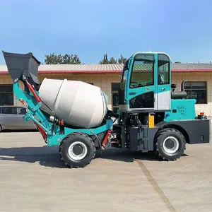 Di động thông minh 2m3 3m3 bê tông Máy trộn tự tải xi măng Mixer xe tải để bán