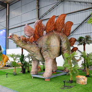 Instalaciones de Parque de Atracciones Dinosaurios de tamaño real mecánicos Animatronics Stegosaurus - Product Image 4