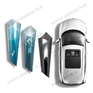 Car Metal-dyed Tint V-1599H Metal PET Fasion Window Tint Magic Auto For Car Window Film Number 3 10 Year 1 Roll 99.9%