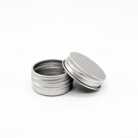 Contenants cosmétiques vides 5g 10g 15g 20g 30g 60g 100ml 200ml, pots en métal aluminium argenté, noir, doré pour cosmétiques et bougies