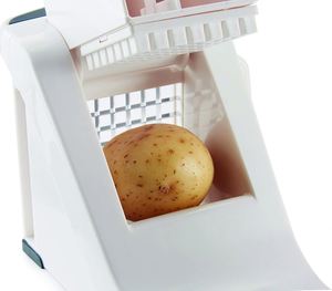 Utensilio de Cocina Multiusos, Cortador Manual de Verduras y Patatas Fritas con Cuchilla de Acero Inoxidable y Plástico, Ecológico - Product Image 2