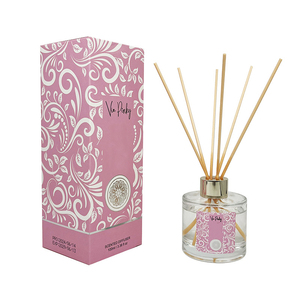 Diffuseur d'ambiance en verre écologique Arabian 100ml, parfum Poire Anglaise et Rotin, pour aromathérapie, longue durée - Product Image 1