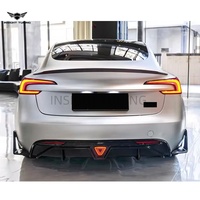 Kit de conversion en fibre de carbone style CMST pour Tesla Model 3 Highland 2024+ : amélioration du pare-chocs avant, du diffuseur arrière et du kit carrosserie tuning
