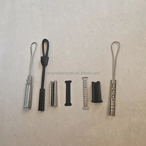 Factory Price Fittings Drop <strong>Cable</strong> Tension 304 Stainless Steel Drop Wire Clamp for the Flat Round Drop <strong>Cable</strong> - Product Image 4