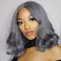 GL Perruques Afro Crépues Bouclées Vente en Gros Bob avec Frange Cheveux Brésiliens Haute Densité 100% Humains Vierge pour Femmes Noires