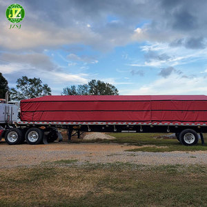 Bâche légère de paroi latérale 8x3m bâche bleue de camion de bâche de PVC de slogan pour le <span class=keywords><strong>bois</strong></span> de <span class=keywords><strong>chauffage</strong></span> - Product Image 3