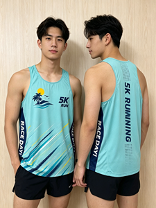 Camiseta Deportiva de Secado Rápido Personalizada para Carreras de 5K, Maratón, Chaleco Deportivo sin Mangas, Ligero, Transpirable, 100% Poliéster - Product Image 2