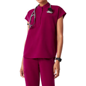 YHHONG özel <span class=keywords><strong>Logo</strong></span> tıbbi kıyafet scwomen üniforma setleri kadınlar için toptan satıcı lüks cerrahi tıbbi scwomen - Product Image 3