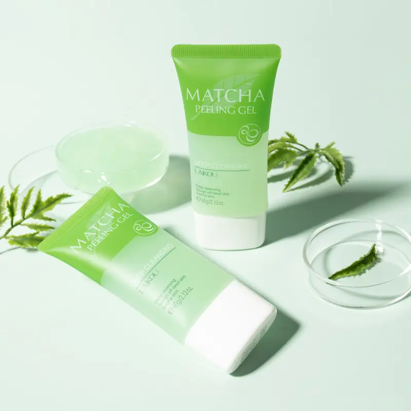 LAIKOU Matcha, Limpieza Profunda, succión, cutin, Peeling Facial, Gel, crema blanqueadora para mano, pie, cuerpo, espalda, rodilla, codo