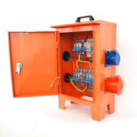 Caja de Distribución Temporal para Obras de Construcción Marca YHACS YiHe, 380V/400V IP44, Enchufes de 2 Canales