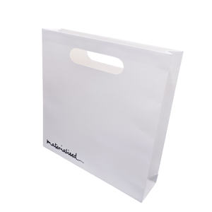 New Design Luxury <b>Gift</b> <b>Bags</b> Custom Art Paper Matt Lamination Store Take Away <b>Personal</b> Logo Print Hollow Handle - Product Image 3