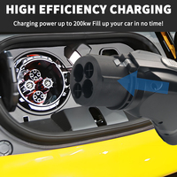 Convertisseur DC WUFEN CCS2 vers CHAdeMO 200A 200KW 1000V Connecteur de chargeur de véhicule électrique pour Honda Nissan Toyota et autres voitures