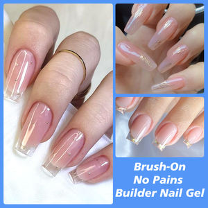 KODIES <span class=keywords><strong>vernis</strong></span> à ongles gel transparent constructeur manucure extension liquide OEM marque privée sans douleur brosse 15ml longue durée - Product Image 4