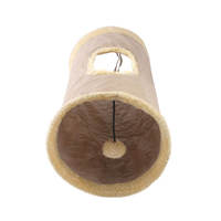 Tunnel pour chat en feutre polyester pliable, écologique, durable, toutes saisons, pour chatons, jeu, chasse, cachette, interactif