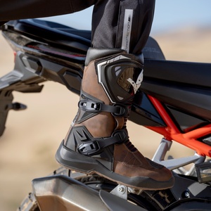 SCOYCO Enduro Moto Moto da corsa scarpe da ciclismo <span class=keywords><strong>uomo</strong></span> pelle Waterpoof <span class=keywords><strong>stivali</strong></span> da Motocross per Moto da equitazione - Product Image 5